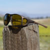 Aviator Cocoons Fitovers with yellow lenses
