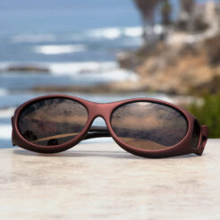 Stream Line (S) Burgundy Polarized Amber