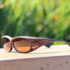 Mini Slim with copper lenses in fitover sunglasses