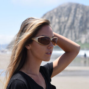 our polarized copper lens is popular for driving from morning until right before night. Jory Paul wears them in a mica frame fit over.