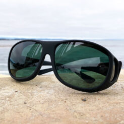 Pilot (L) Black Polarized Gray