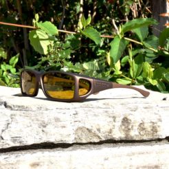 Fitover sunglasses with yellow lenses