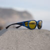 Ink Cocoons fitover sunglasses with yellow lens system
