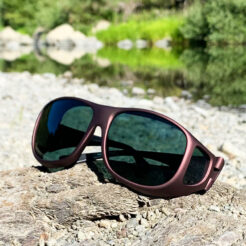 Pilot (L) Burgundy Polarized Gray