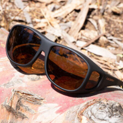 Pilot (L) Black Polarized Amber