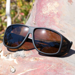 Aviator (XL) Black Polarized Amber