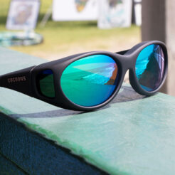 Stream Line (S) Black Polarized Green Mirror