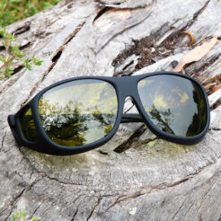 Pilot (L) Black Polarized Yellow