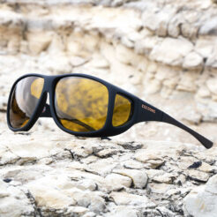 Aviator (XL) Black Polarized Yellow
