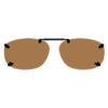 Rimless Clip-Ons REC23-54 3.8 Bridge Polarized Amber