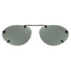 Rimless Clip-Ons OVL26-54 3.8 Bridge Polarized Gray