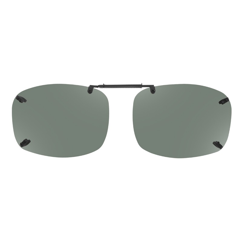 Rimless Clip-Ons REC27-52 5 Bridge Polarized Gray
