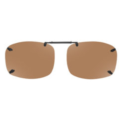 Rimless Clip-Ons REC27-52 5.0 Bridge Polarized Amber