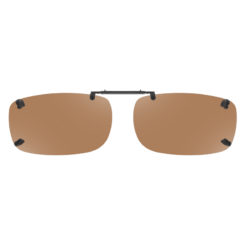 Rimless Clip-Ons REC28-56 5 Bridge Polarized Amber