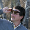 Mark wears Vistana fitovers to shield his eyes from solar radiation while wearing his prescription eyewear.