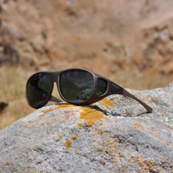 Fits over prescription eyewear