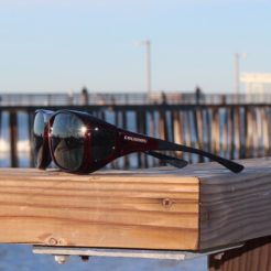 Pilot (L) Black Cherry Polarized Gray