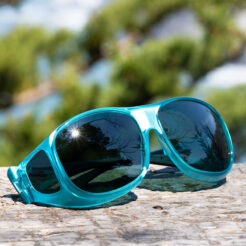 Pilot (L) Aqua Polarized Gray