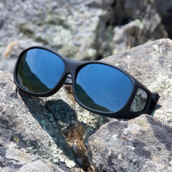 Slim Line (M) Black Polarized Silver Mirror