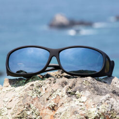 Mini Slim (MS) Black Polarized Silver Mirror