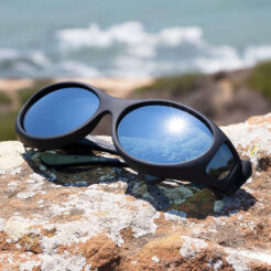 Stream Line (S) Black Polarized Silver Mirror