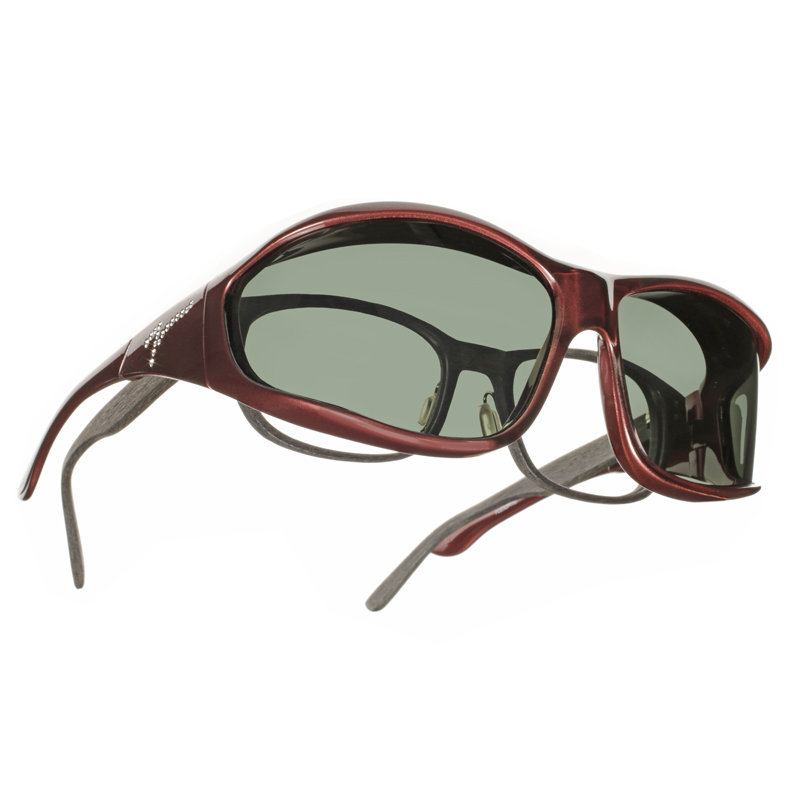 Vistana Large (L) Jeweled Burgundy Polarized Gray - Image 2