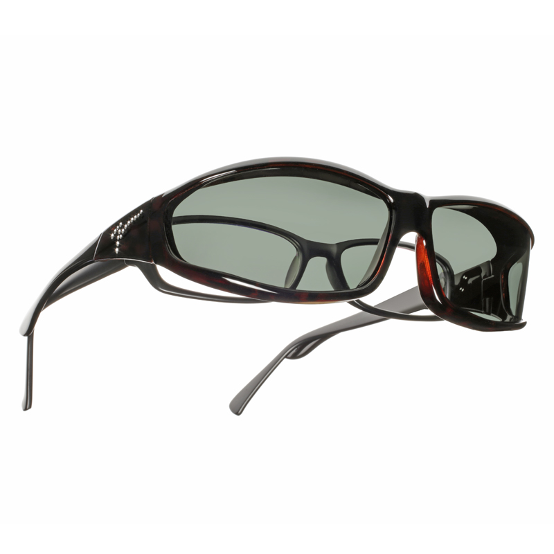 Vistana Med-Small (MS) Jeweled Tortoise Polarized Gray - Image 2
