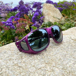 Pilot (L) Amethyst Polarized Silver Mirror