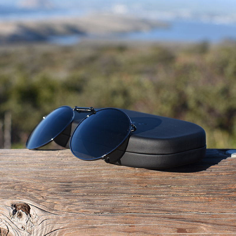 Clip-Ons OVL1-51 Gunmetal Polarized Gray - Image 2