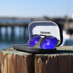 Clip-Ons REC1-54 Gunmetal Polarized Blue Mirror