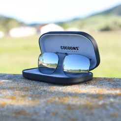 Clip-Ons REC1-52 Gunmetal Polarized Silver Mirror