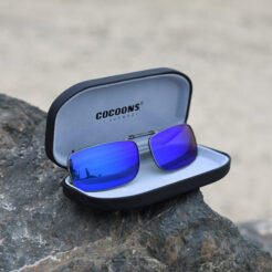 Clip-Ons REC15-52 Gunmetal Polarized Blue Mirror