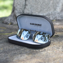 Clip-Ons REC15-54 Gunmetal Polarized Silver Mirror