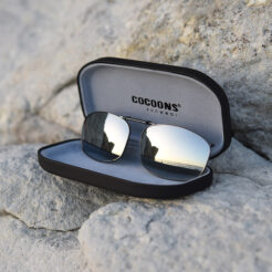 Clip-Ons REC5-54 Gunmetal Polarized Silver Mirror