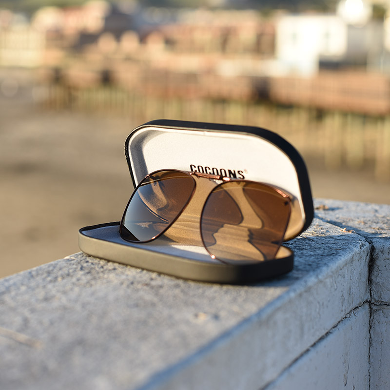 Clip-Ons SQR1-54 Bronze Polarized Amber