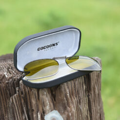 Clip-Ons SQR2-56 Gunmetal Polarized Yellow