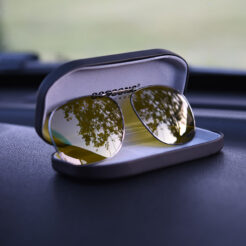 Clip-Ons SQR3-57 Gunmetal Polarized Yellow