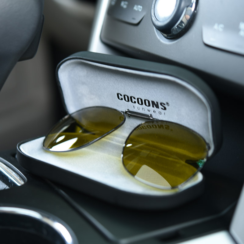 Clip-Ons SQR3-57 Gunmetal Polarized Yellow - Image 2