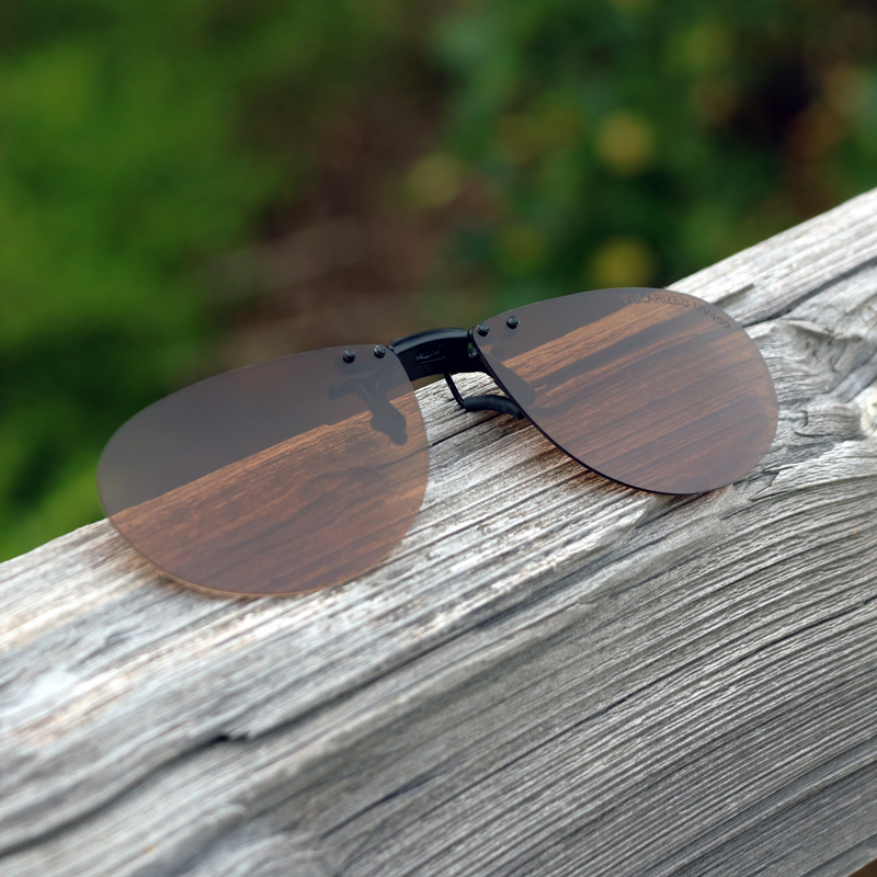 Flip-Ups Oval 56 Polarized Amber