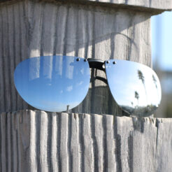 Flip-Ups Oval 56 Polarized Silver Mirror