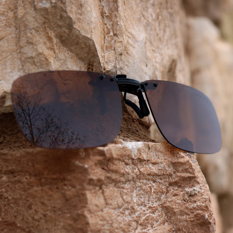 Flip-Ups Rectangle 54 Polarized Amber