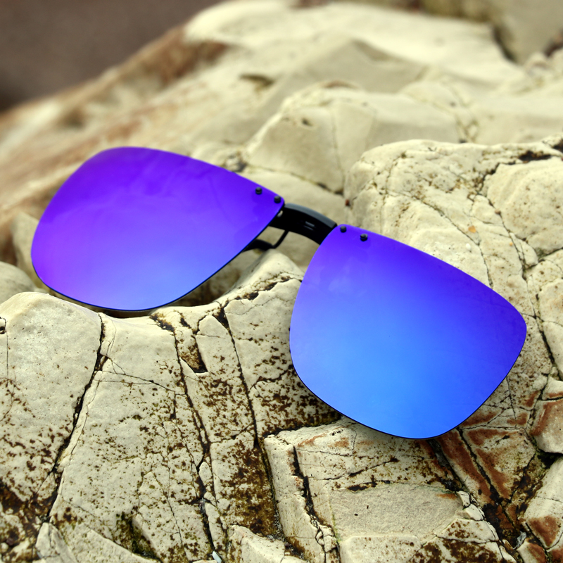 Flip-Ups Square 58 Polarized Blue Mirror