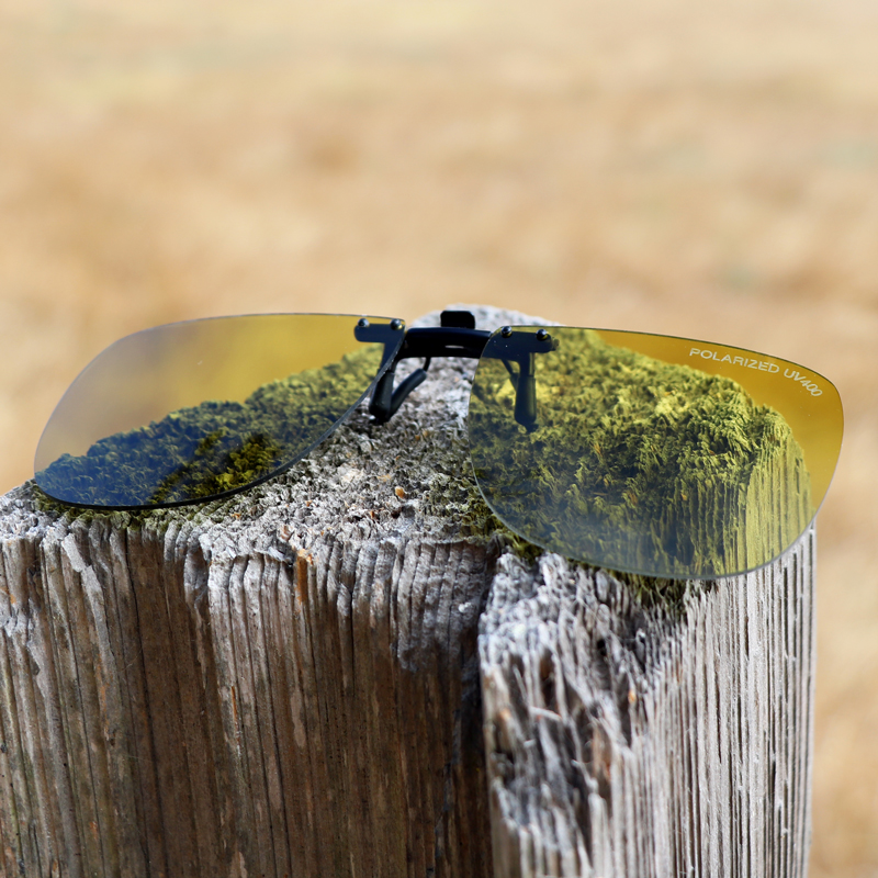 Flip-Ups Square 58 Polarized Yellow