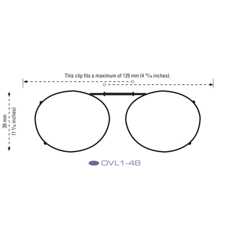 Clip-Ons OVL1-48 Bronze Polarized Amber - Image 3