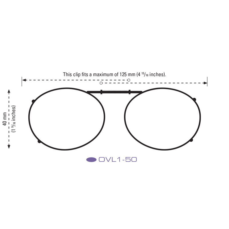 Clip-Ons OVL1-50 Bronze Polarized Amber - Image 3