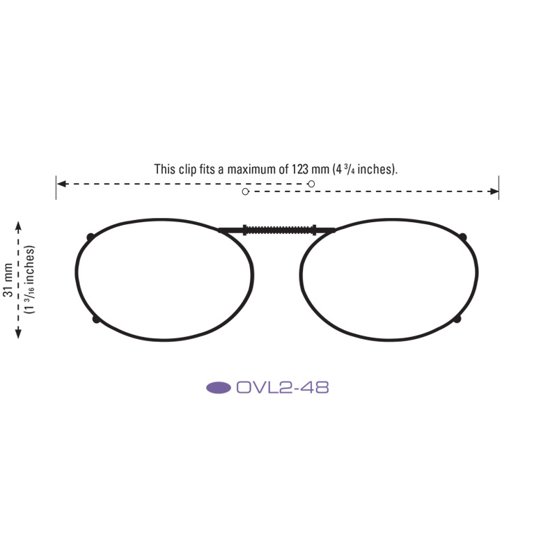 Clip-Ons OVL2-48 Bronze Polarized Amber - Image 2