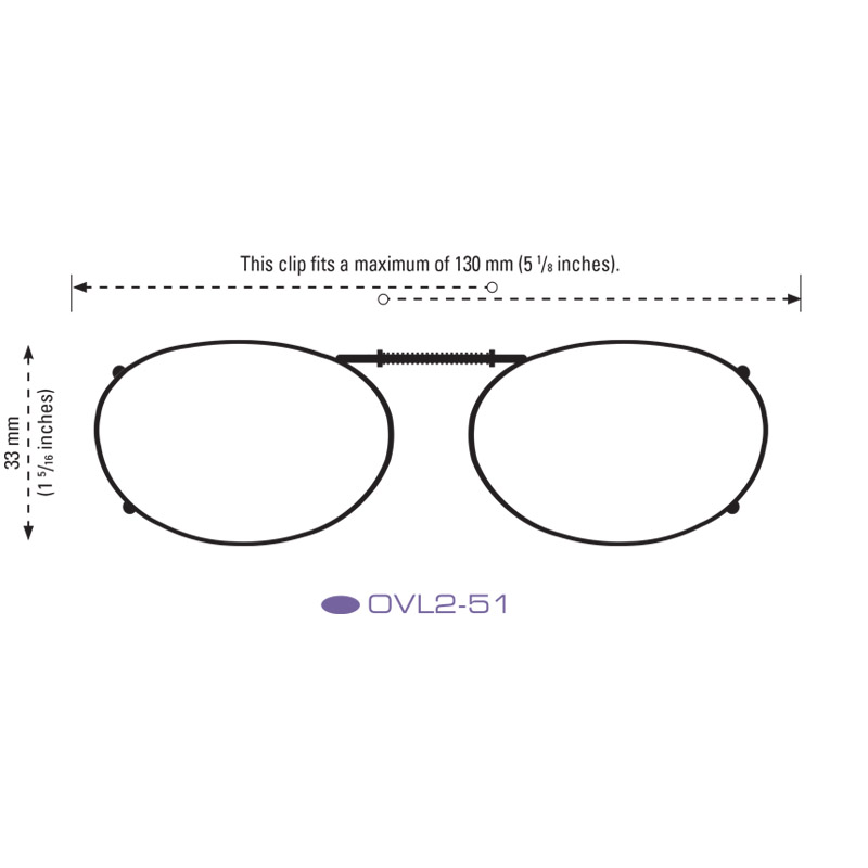 Clip-Ons OVL2-51 Gunmetal Polarized Gray - Image 2