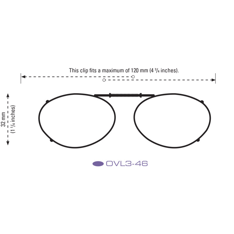 Clip-Ons OVL3-46 Bronze Polarized Amber - Image 2