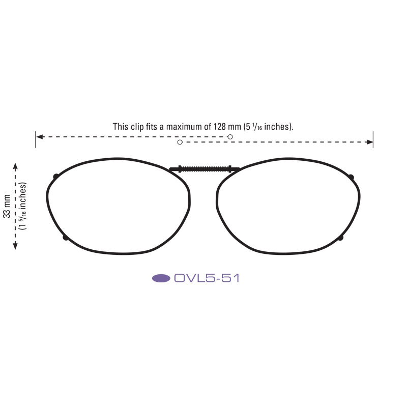 Clip-Ons OVL5-51 Bronze Polarized Amber - Image 2
