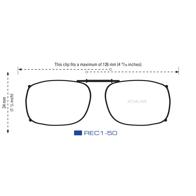 Clip-Ons REC1-50 Bronze Polarized Amber - Image 2